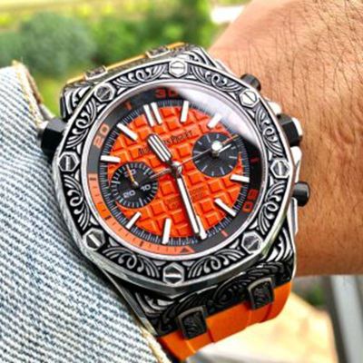 Audemars Piguet Royal Oak   Automatic Movement Orange 44mm Watch